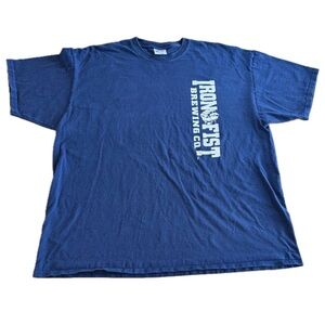 Iron Fist Brewing Co. T-Shirt California Navy Blue 2XL *Discontinued
